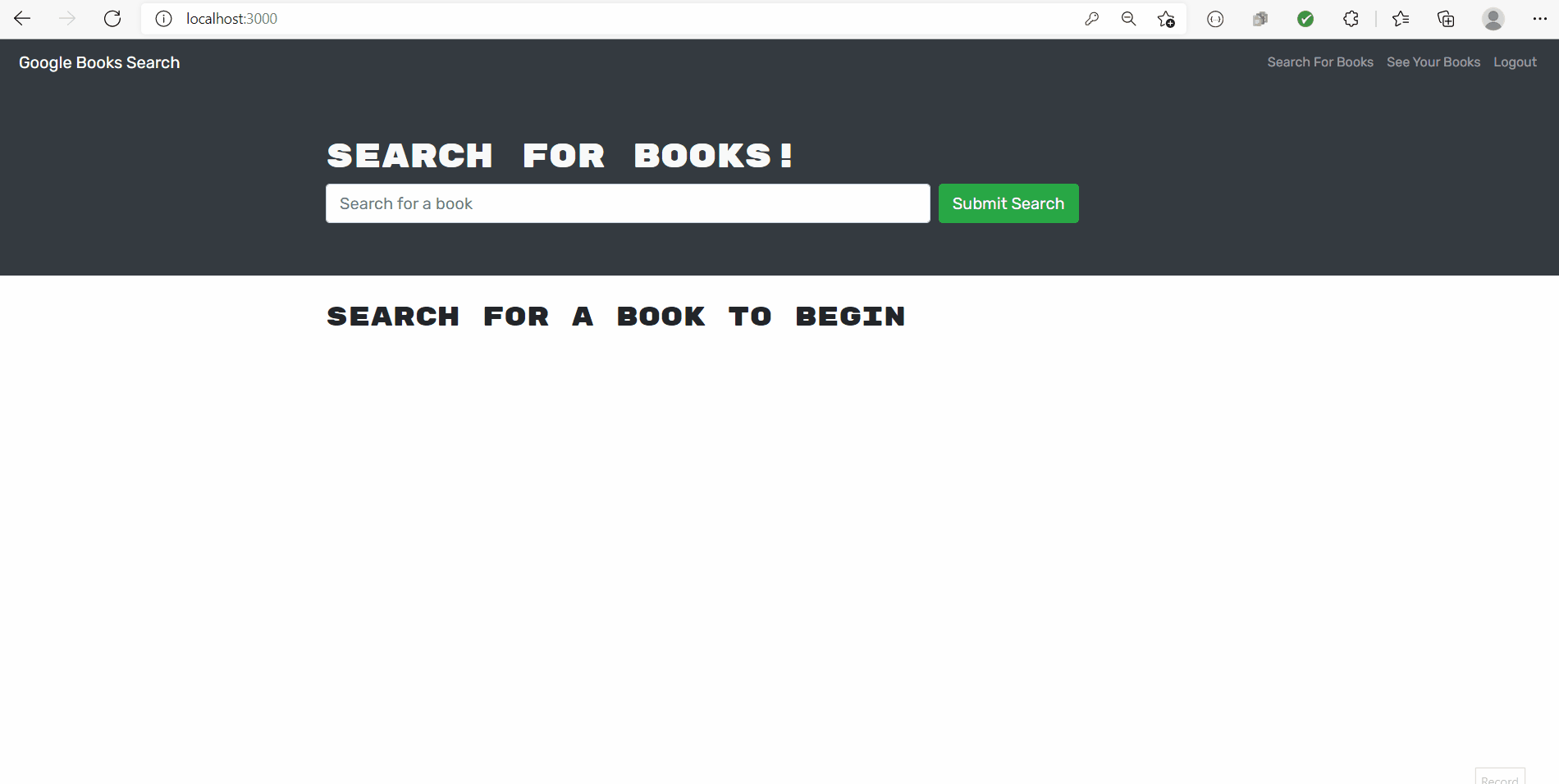 Search my books